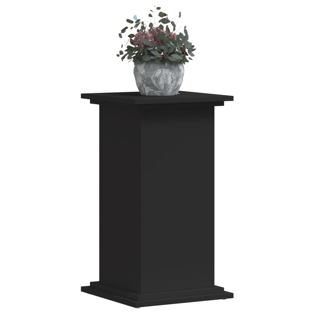 Vidaxl plantenstandaard 33x33x60 cm bewerkt hout zwart