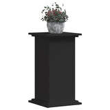 Vidaxl plantenstandaard 33x33x60 cm bewerkt hout zwart