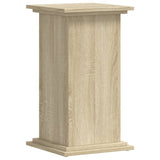 Vidaxl plantenstandaard 33x33x60 cm bewerkt hout sonoma eikenkleurig