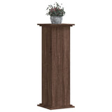 Vidaxl plantenstandaard 33x33x100 cm bewerkt hout bruin eikenkleurig