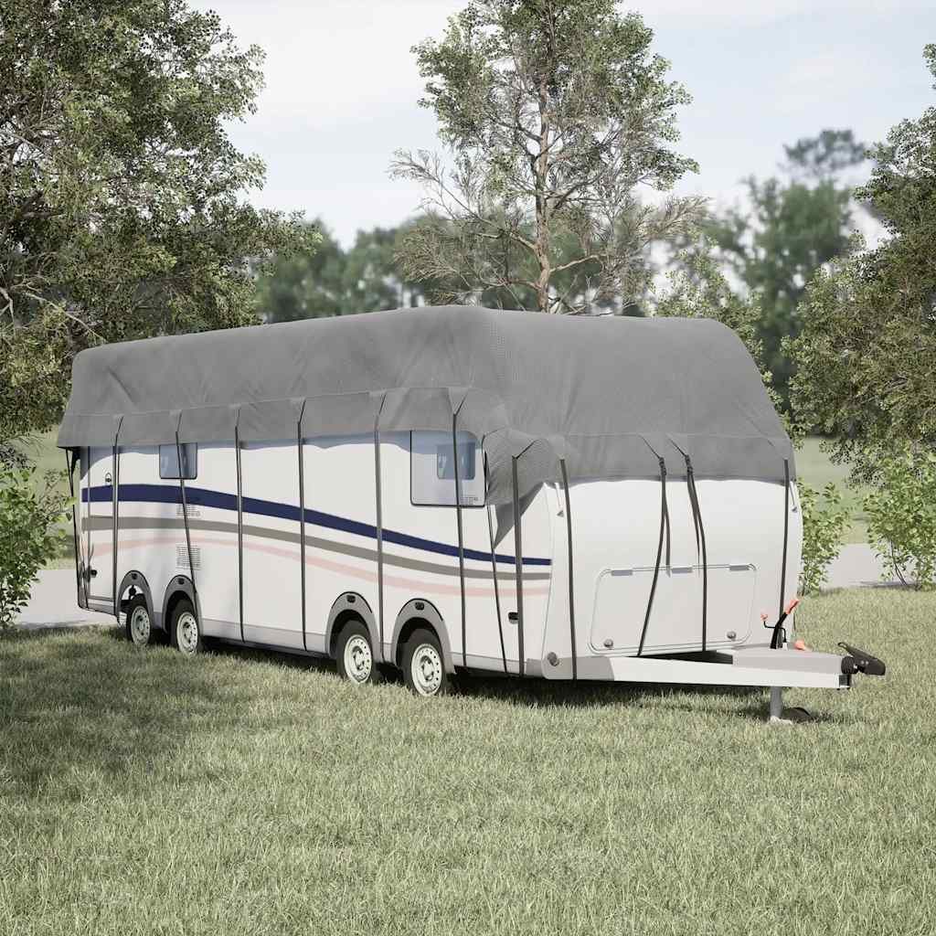 Vidaxl caravan dakbedekking 1000x300 cm vliesvlies grijs