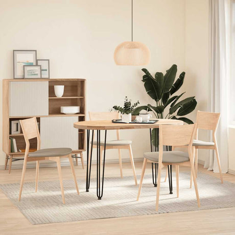 Vidaxl haarnadelpoten voor console tafel 4 st 72 cm massief staal zwart