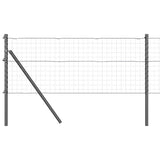 Vidaxl afrasteringspaal 26 pcs grijs 3,2 x 3,2 x 120 cm