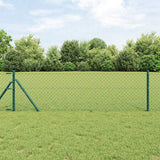 Vidaxl afrasteringspaal groen 25 x 0,4 m (40 x 40 mm gaas)