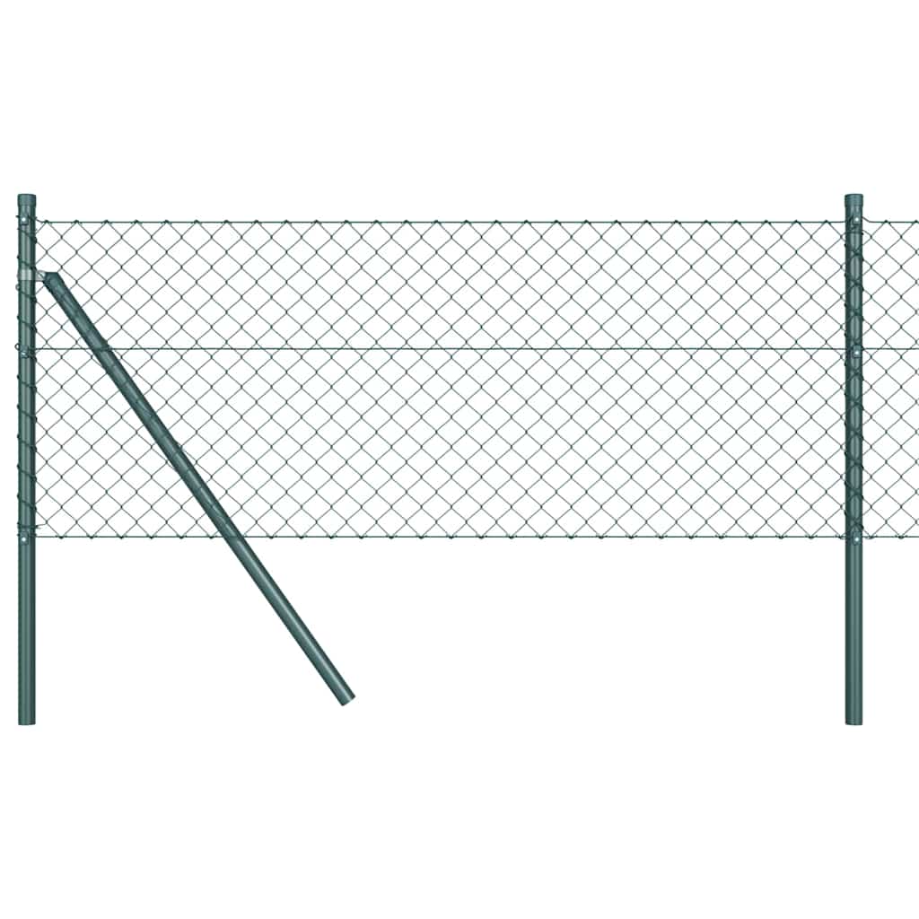 Vidaxl afrasteringspaal groen 25 x 0,4 m (40 x 40 mm gaas)