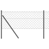 Vidaxl afrasteringspaal grijs 25 x 0,6 m (60 x 60 mm gaas)