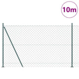 Vidaxl afrasteringspaal groen 10 x 1,5 m (60 x 60 mm gaas)