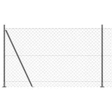 Vidaxl afrasteringspaal grijs 10 x 1,4 m (60 x 60 mm gaas)