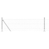Vidaxl afrasteringspaal zilver 10 x 0,4 m (60 x 60 mm gaas) staal