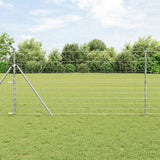 Vidaxl afrasteringspaal gegalvaniseerd 25 x 1,2 m staal
