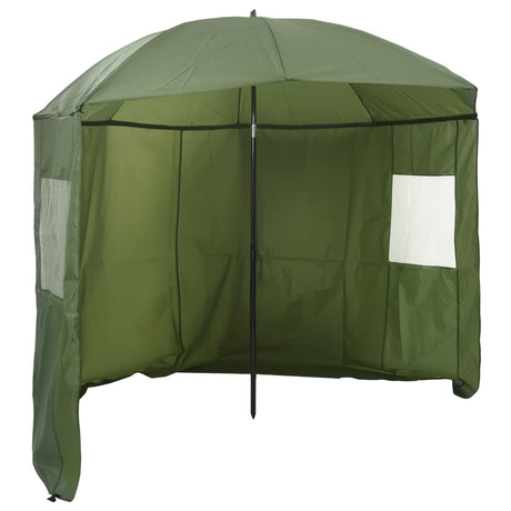 Vidaxl vis paraplu geel leger 220 x 193 cm oxford polyester