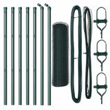 Vidaxl afrasteringspaal groen 10 x 0,6 m (13 mm gaas) staal en pvc