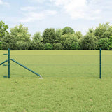 Vidaxl afrasteringspaal groen 10 x 0,5 m (13 mm gaas) staal en pvc