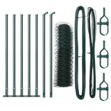 Vidaxl afrasteringspaal groen 10 x 0,4 m (36 mm gaas) staal en pvc