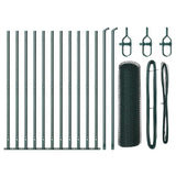 Vidaxl afrasteringspaal groen 25 x 0,5 m (13 mm gaas) staal