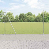 Vidaxl afrasteringspaal zilver 10 x 1,5 m (25 mm gaas) staal