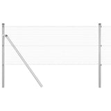 Vidaxl afrasteringspaal zilver 10 x 0,4 m (16 x 16 mm gaas) staal