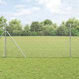 Vidaxl afrasteringspaal zilver 10 x 1 m (19 x 19 mm mesh) staal