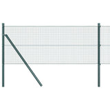Vidaxl afrasteringspaal groen 25 x 0,5 m (16 x 16 mm gaas) staal