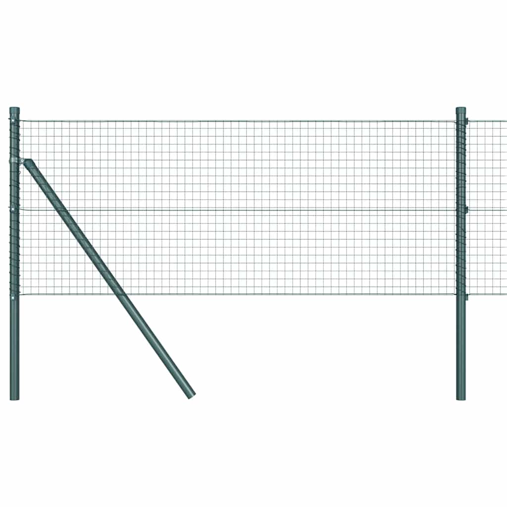 Vidaxl afrasteringspaal groen 25 x 0,8 m (25 x 25 mm gaas)