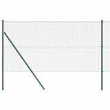 Vidaxl afrasteringspaal groen 25 x 1 m (25 x 25 mm gaas) staal