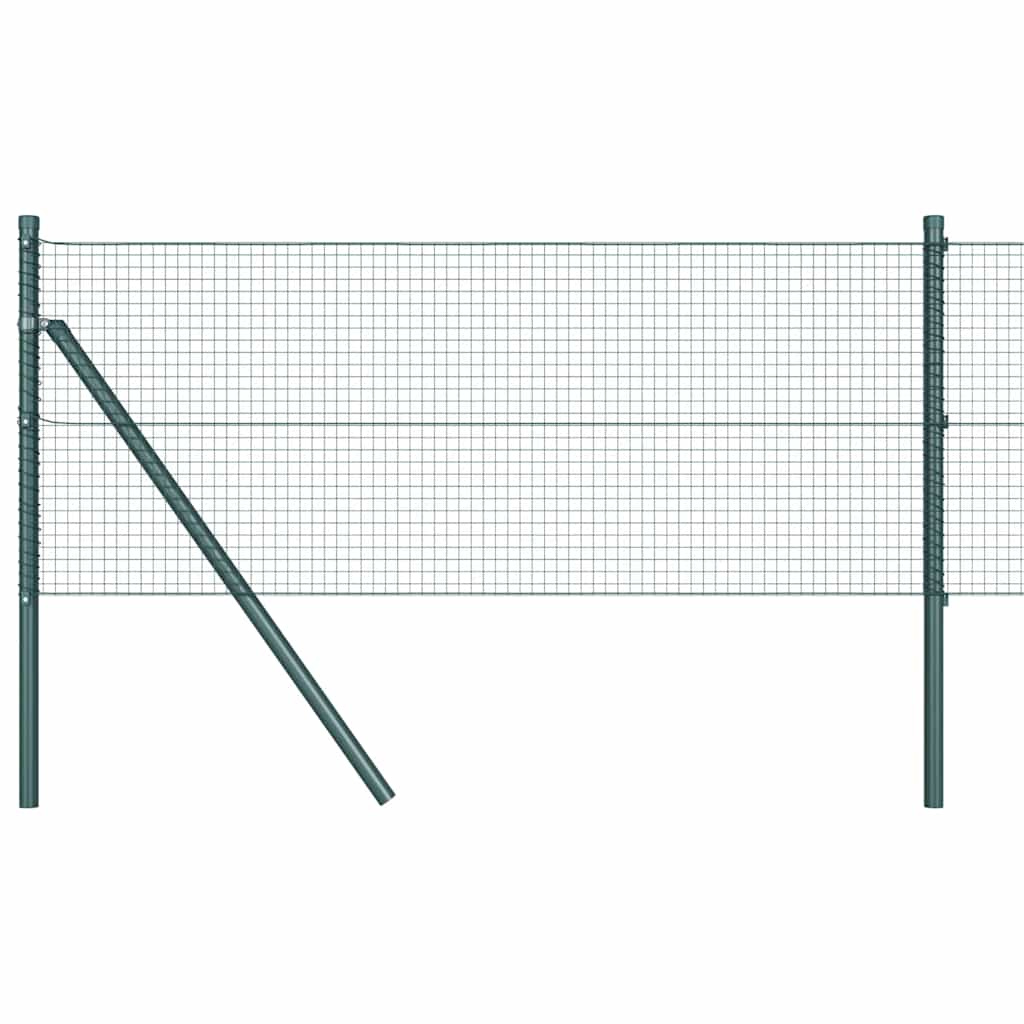 Vidaxl afrasteringspaal groen 50 x 0,4 m (19 x 19 mm gaas)