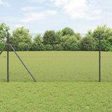 Vidaxl afrasteringspaal grijs 10 x 1,4 m (16 x 16 mm gaas)