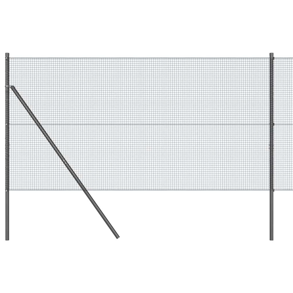 Vidaxl afrasteringspaal grijs 10 x 1,4 m (16 x 16 mm gaas)