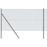 Vidaxl afrasteringspaal grijs 10 x 1,4 m (16 x 16 mm gaas)