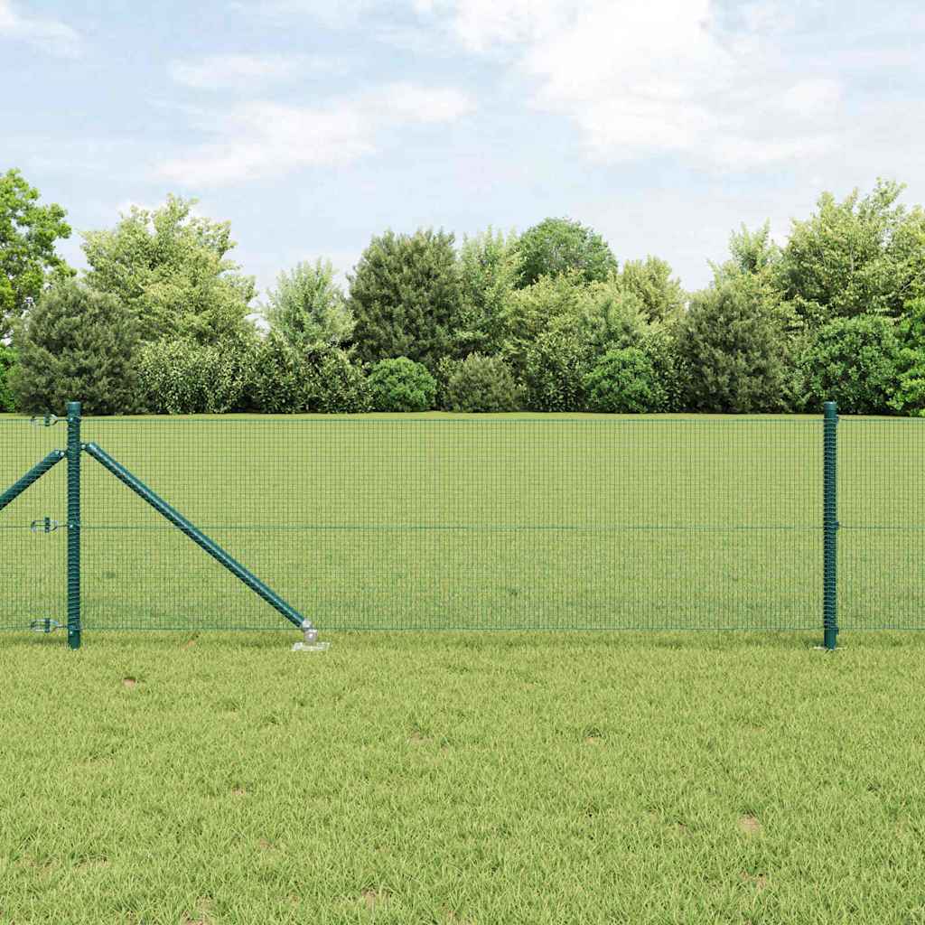 Vidaxl afrasteringspaal groen 10 x 0,8 m (12 x 12 mm gaas)