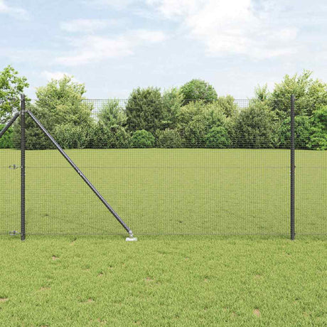 Vidaxl afrasteringspaal grijs 10 x 1,2 m (16 x 16 mm gaas)