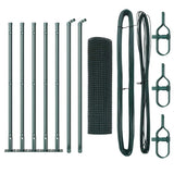 Vidaxl afrasteringspaal groen 10 x 0,4 m (16 x 16 mm gaas)