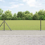 Vidaxl afrasteringspaal grijs 25 x 0,6 m (25 x 25 mm gaas)