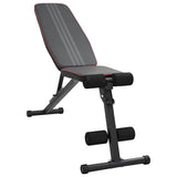 Vidaxl gewichtbank zwart 131 x 41 x 110 cm gepoedercoat staal