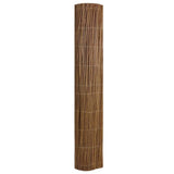 Vidaxl wilgen schutting naturel 140 x 300 cm wilg