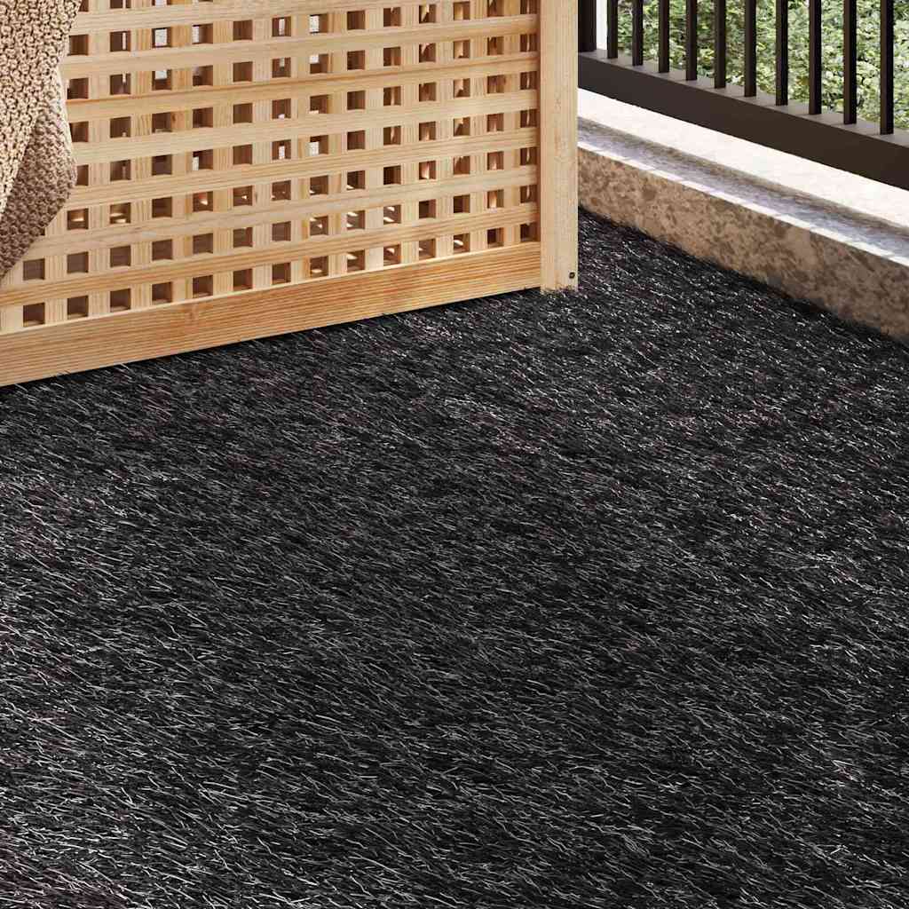 Vidaxl kunstgras zwart 1500 x 100 x 4 cm polypropyleen