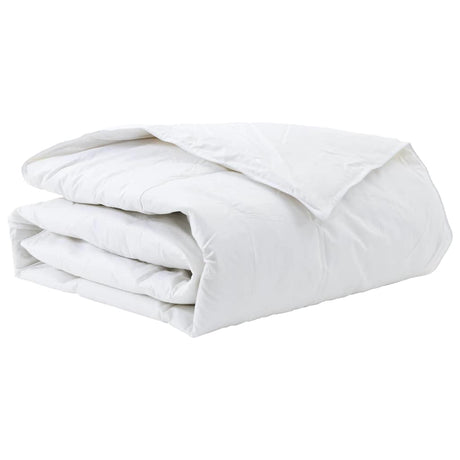Vidaxl winter dekbed wit 155 x 200 cm veren