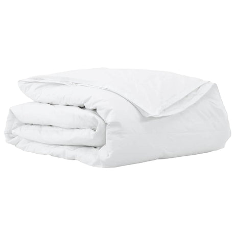 Vidaxl 2-in-1 dekbed wit 260 x 220 cm veren
