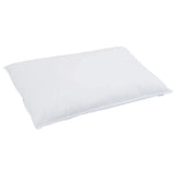 Vidaxl hoofdkussen met kussen wit 40 x 80 cm veren