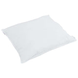 Vidaxl hoofdkussen met kussen wit 80 x 80 cm veren