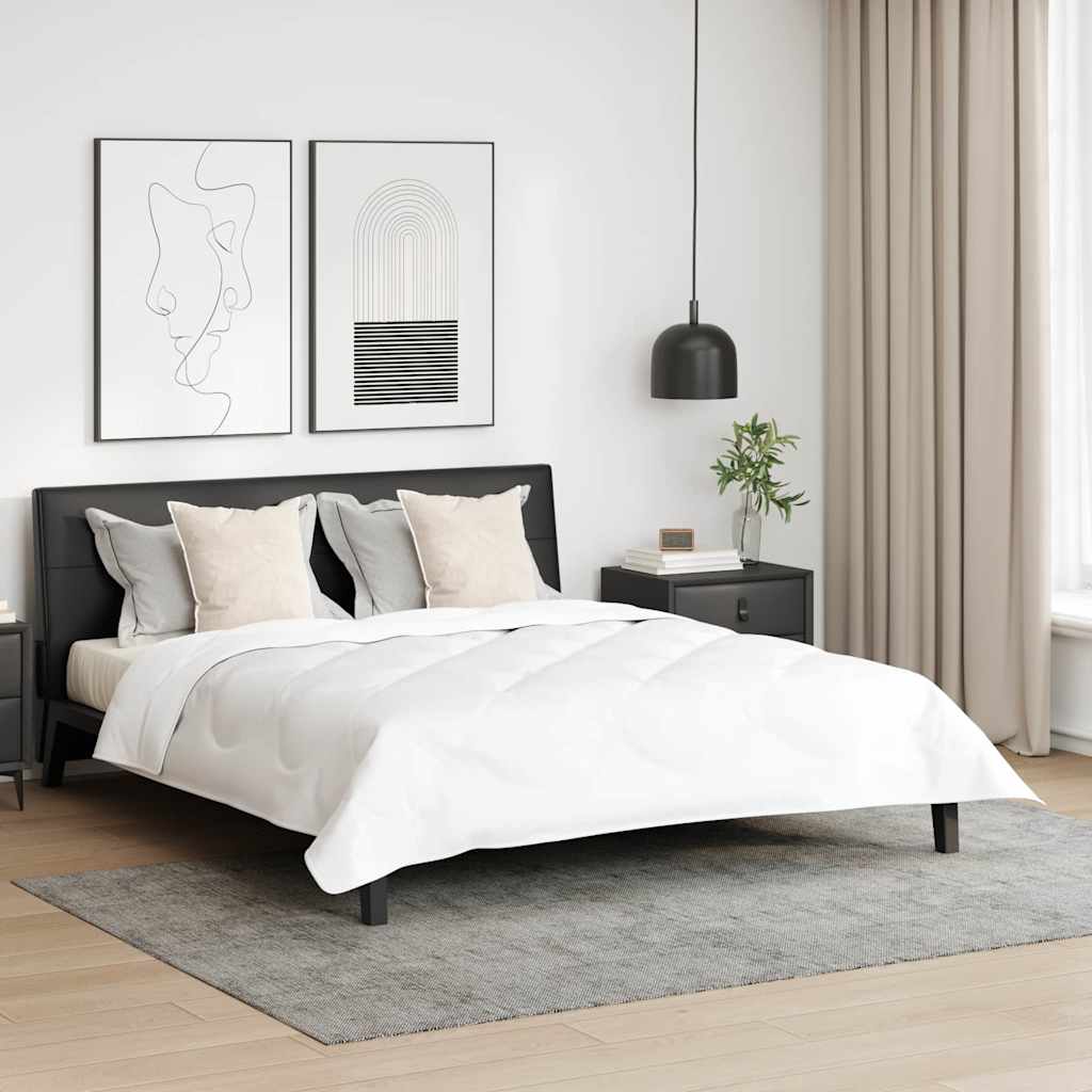 Vidaxl hoofdkussen met kussen 2 pcs wit 60 x 60 cm veren