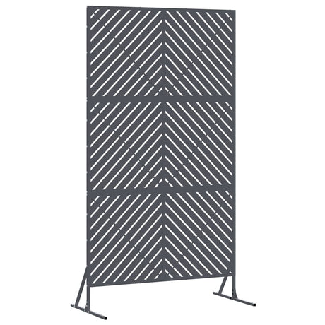 Vidaxl privacyscherm antraciet 100 x 50 x 180 cm staal