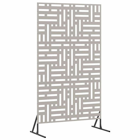Vidaxl privacyscherm grijs 100 x 50 x 180 cm cortenstaal