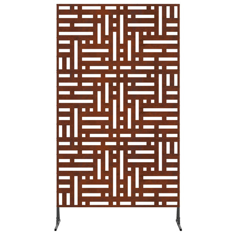 Vidaxl privacyscherm grijs 100 x 50 x 180 cm cortenstaal
