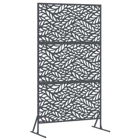 Vidaxl privacyscherm antraciet 100 x 50 x 180 cm staal