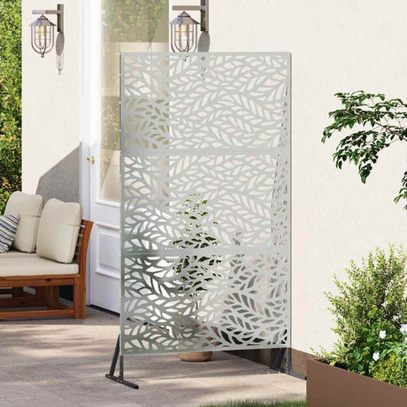 Vidaxl privacyscherm grijs 100 x 50 x 180 cm staal