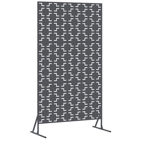 Vidaxl privacyscherm antraciet 100 x 50 x 180 cm staal