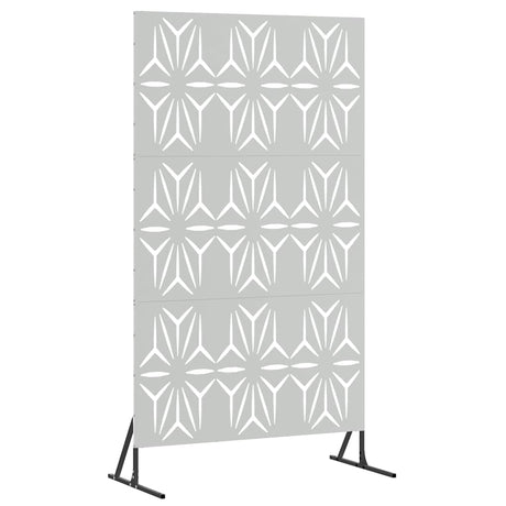 Vidaxl privacyscherm grijs 100 x 50 x 180 cm staal