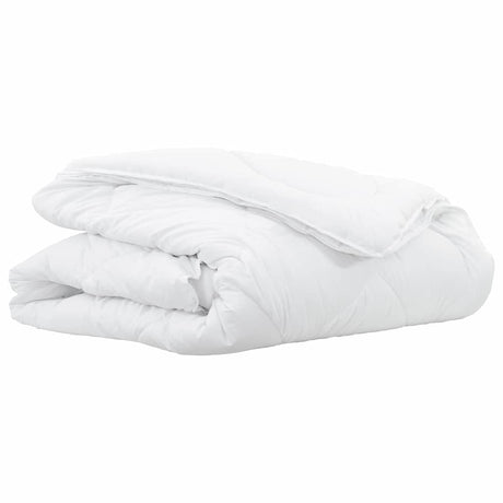 Vidaxl 2-in-1 dekbed wit 135 x 200 cm polyester