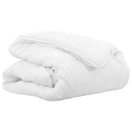 Vidaxl 2-in-1 dekbed wit 200 x 200 cm polyester
